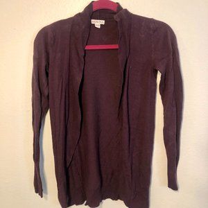 Merona Plum Cardiagan sweater XS